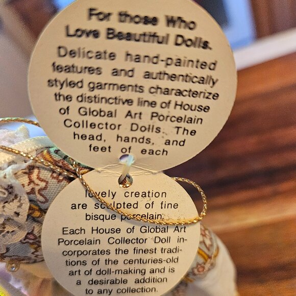 house of global arts hand painted authentically styled garments porcelain - Picture 8 of 8